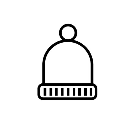 winter hat iconのイラスト素材