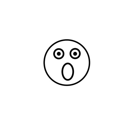 fear emotion iconのイラスト素材