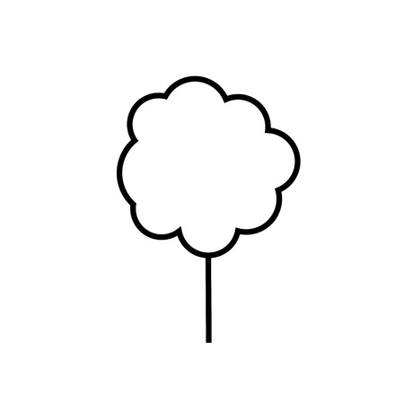 cotton candy iconのイラスト素材