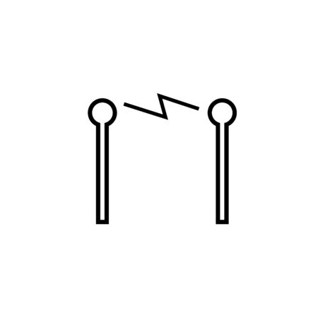 lightning iconのイラスト素材