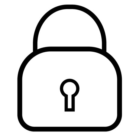 Guard, lock, locked, object, padlock, privacy iconのイラスト素材