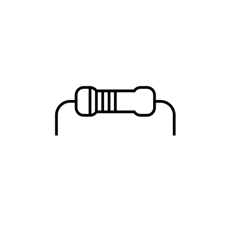 resistor iconのイラスト素材