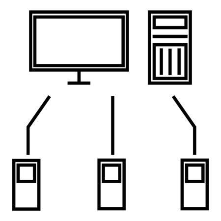 server iconのイラスト素材