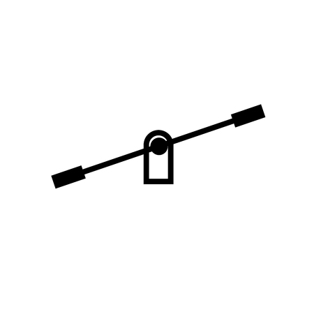 childhood swing iconのイラスト素材