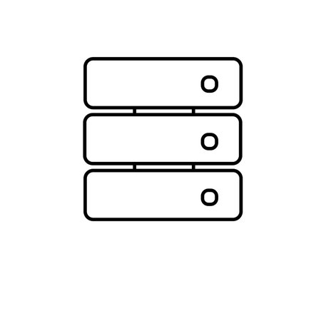 stacked storage device icon