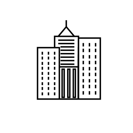 skylines iconのイラスト素材