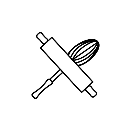 bakery tools iconのイラスト素材