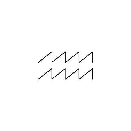Aquarius linear  simple graphic web icon.のイラスト素材