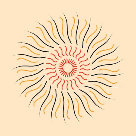 decorative mandala illustration suitable for ornamentのイラスト素材