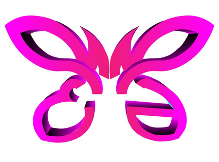 3D Rendering Typography Graffiti Logo Symbol  Word Emma suitable for use on clothing t shirt, jewelry necklaces, birthday souvenirs, engagements, weddingsのイラスト素材