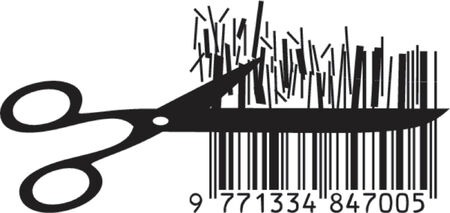 Vector illustration of cutting priceのイラスト素材