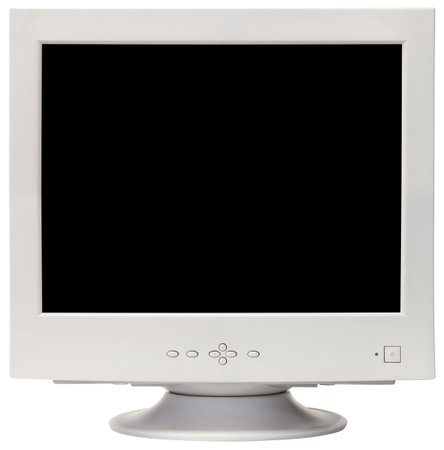 Old CRT computer monitor 