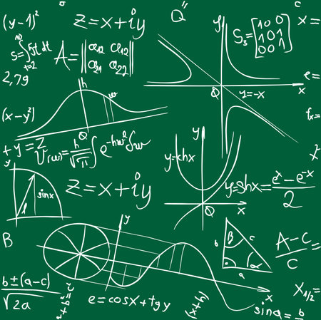 Math Seamless Background Pattern Textureのイラスト素材