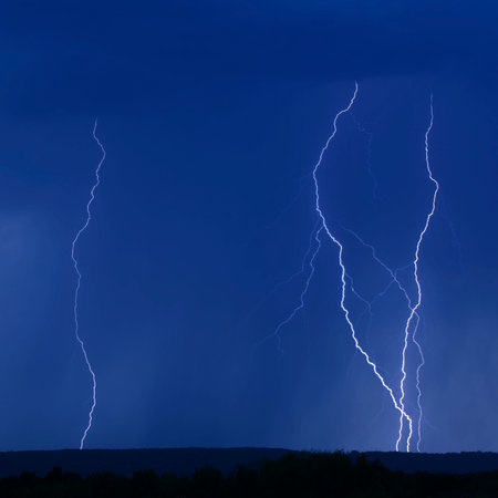 Summer Lightning Thunder Storm Showers