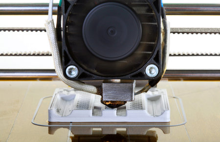 Printing Plastic Part Prototype with 3D Printer