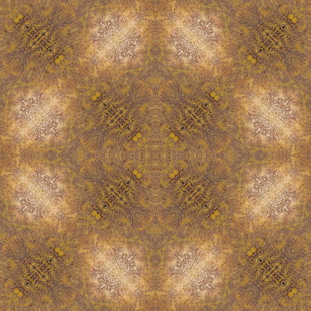 Old Golden Seamless Background Pattern Texture