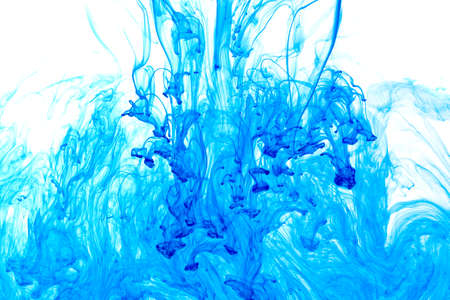 Blue Tint Swirl Blob Backgrondの写真素材