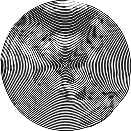 Guilloche Vector Illustration of Asia Uzumaki stileのイラスト素材