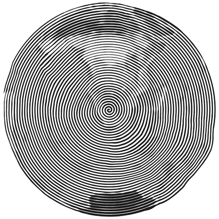 Guilloche Vector Illustration of Africa and Antarctica Uzumaki stileのイラスト素材