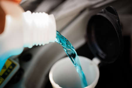 Washer liquid supplementationの写真素材