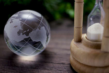The Earth and the Hourglassの写真素材