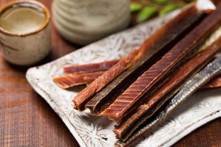 Dried salmonの写真素材