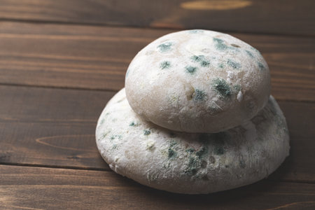 The blue mold of the rice cake