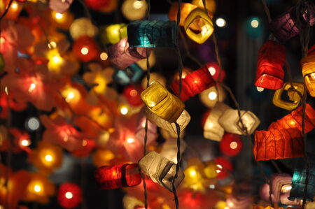 colorful of lightの写真素材