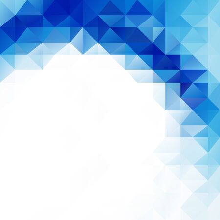 Blue White Seamless Mosaic Background, Vector illustration,  Creative  Business Design Templatesのイラスト素材