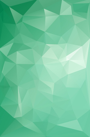 Green White Polygonal Mosaic Backgroundのイラスト素材