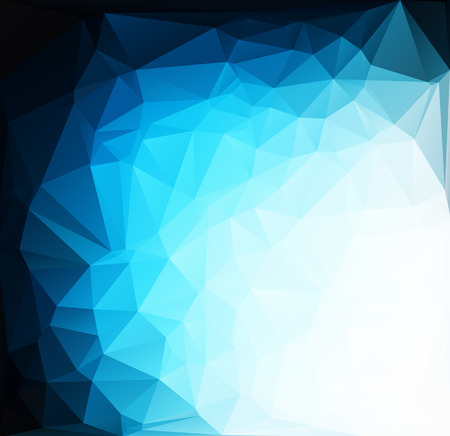 Blue Polygonal Mosaic Background, Creative Design Templatesのイラスト素材
