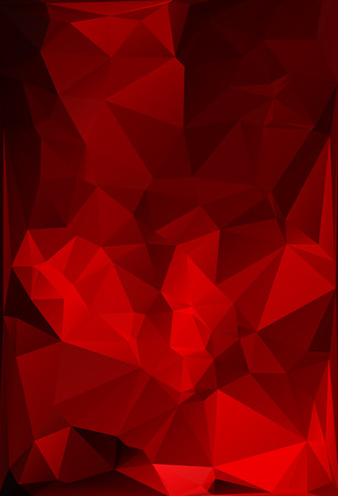 Red Fire Polygonal Mosaic Background, Vector illustration,  Creative  Business Design Templatesのイラスト素材