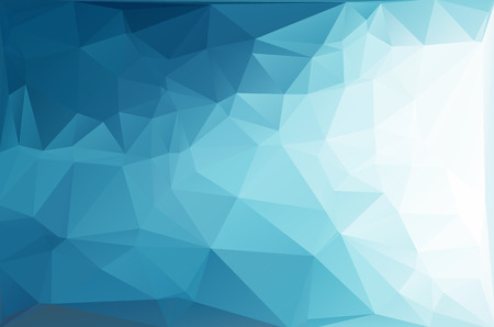 Blue Polygonal Mosaic Background, Creative Design Templatesのイラスト素材