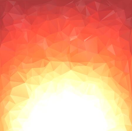 Orange Polygonal Mosaic Background, Creative Design Templatesのイラスト素材