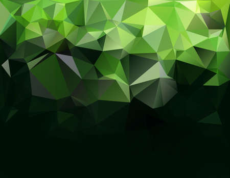 Green Polygonal Mosaic Backgroundのイラスト素材