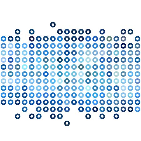 Blue Donuts Background, Creative Design Templatesのイラスト素材
