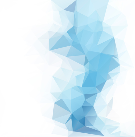 Blue Polygonal Mosaic Background, Creative Design Templatesのイラスト素材