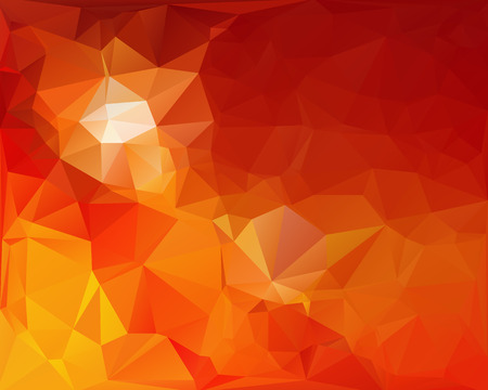 Orange Polygonal Mosaic Background, Creative Design Templatesのイラスト素材