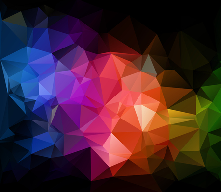 Colorful Polygonal Mosaic Background, Creative Design Templatesのイラスト素材