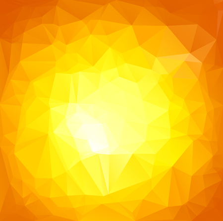 Orange Polygonal Mosaic Background, Creative Design Templatesのイラスト素材