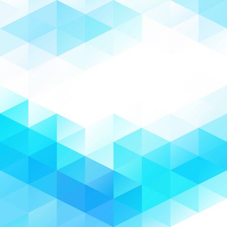 Blue Grid Mosaic Background, Creative Design Templatesのイラスト素材