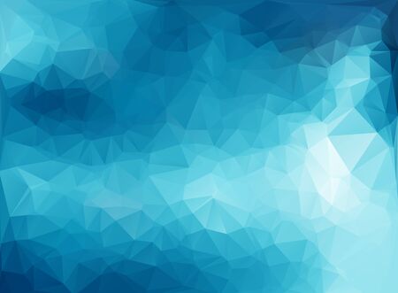 Blue Polygonal Mosaic Background, Creative Design Templatesのイラスト素材