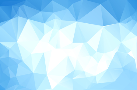 Blue Polygonal Mosaic Background, Creative Design Templatesのイラスト素材
