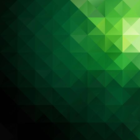 Green Grid Mosaic Background, Creative Design Templatesのイラスト素材
