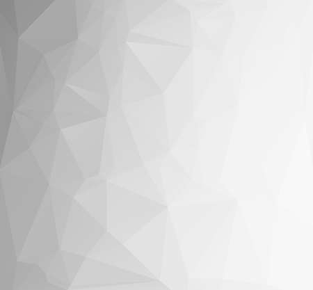 Gray White Polygonal Background, Creative Design Templatesのイラスト素材