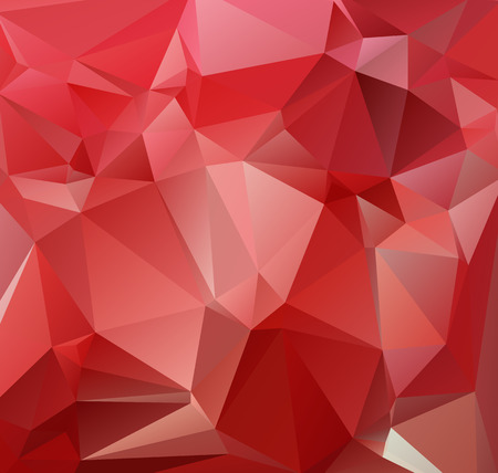 Red Polygonal Mosaic Background, Creative Design Templatesのイラスト素材