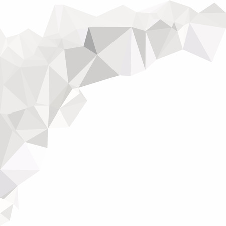 Gray White Polygonal Background, Creative Design Templatesのイラスト素材