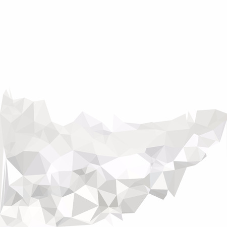 Gray White Polygonal Background, Creative Design Templatesのイラスト素材
