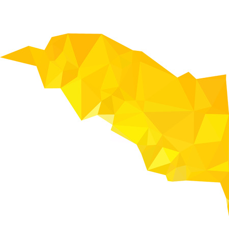 Yellow Polygonal Mosaic Background, Creative Design Templatesのイラスト素材