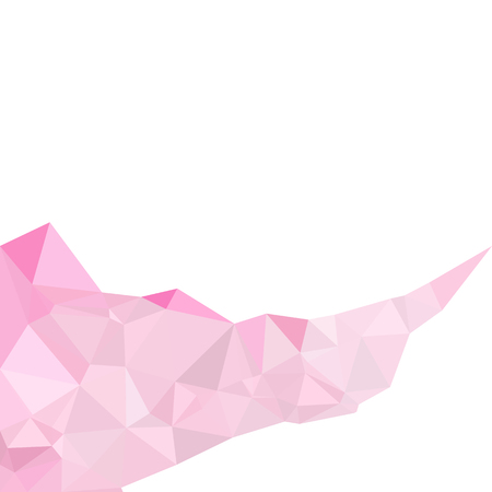 Pink Polygonal Mosaic Background, Creative Design Templatesのイラスト素材